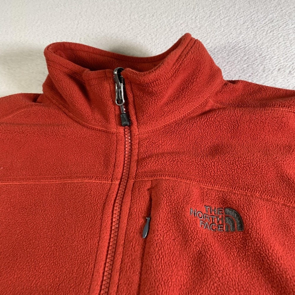 The North Face Jacket Mens Large Red Fleece Full Zip Interchange Hiking Coat - Picture 2 of 9